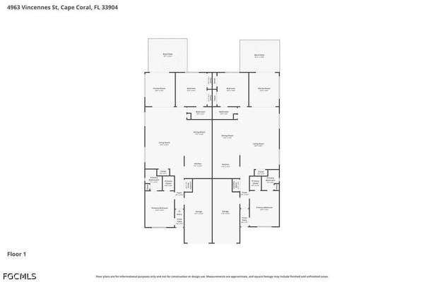 4963 Vincennes ST #1-2, Cape Coral, FL 33904