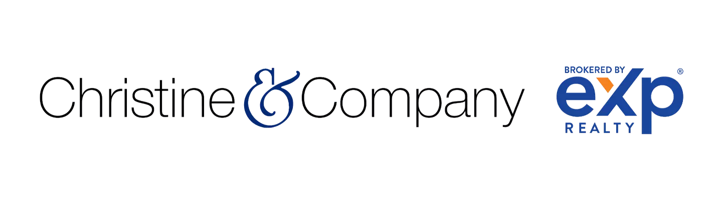 christine & company brokered by exp side by side transparent background logo-01