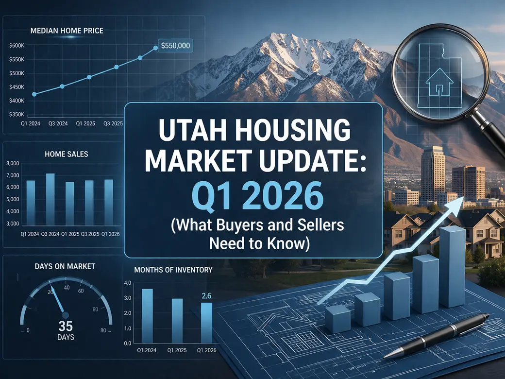 Utah Housing Market Update: Q1 2026 (What Buyers and Sellers Need to Know)