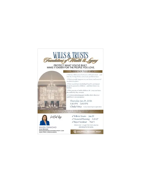 Jan 29 - Wills & Trust