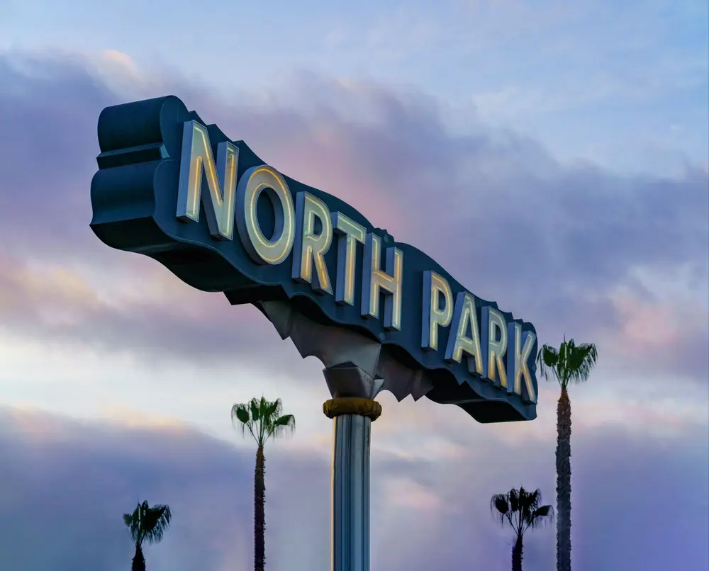 North Park sign, San Diego
