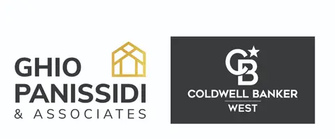 Ghio Panissidi real estate team logo with Coldwell Banker West branding
