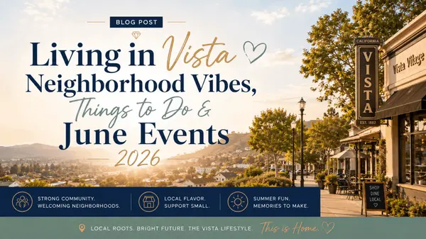 Living in Vista — Neighborhood Vibes, Things to Do & June Events 2026