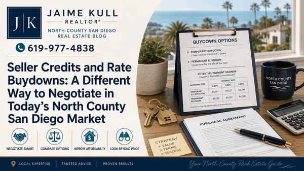 feature image of Seller Credits and Rate Buydowns: A Different Way to Negotiate in Today's North County San Diego Market