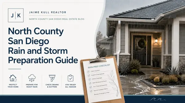 feature image of North County San Diego Rain and Storm Preparation Guide