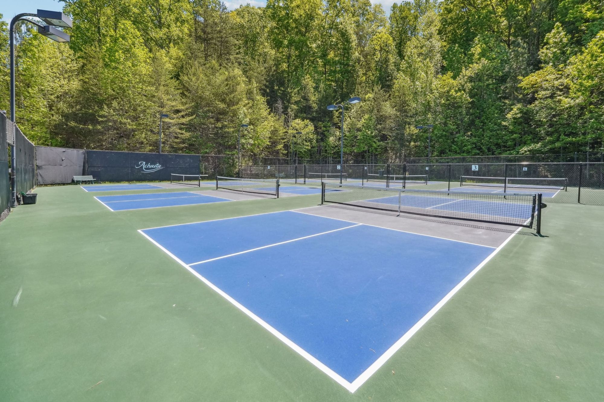 Achasta Pickleball Courts in Dahlonega