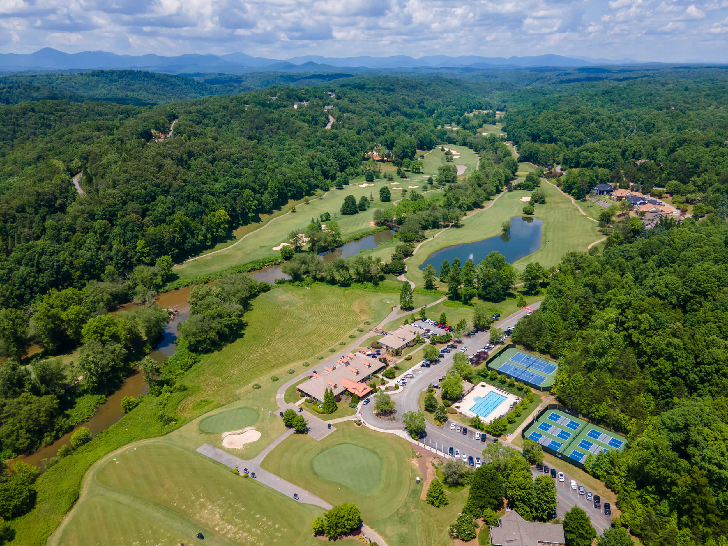 Achasta golf community aerial view