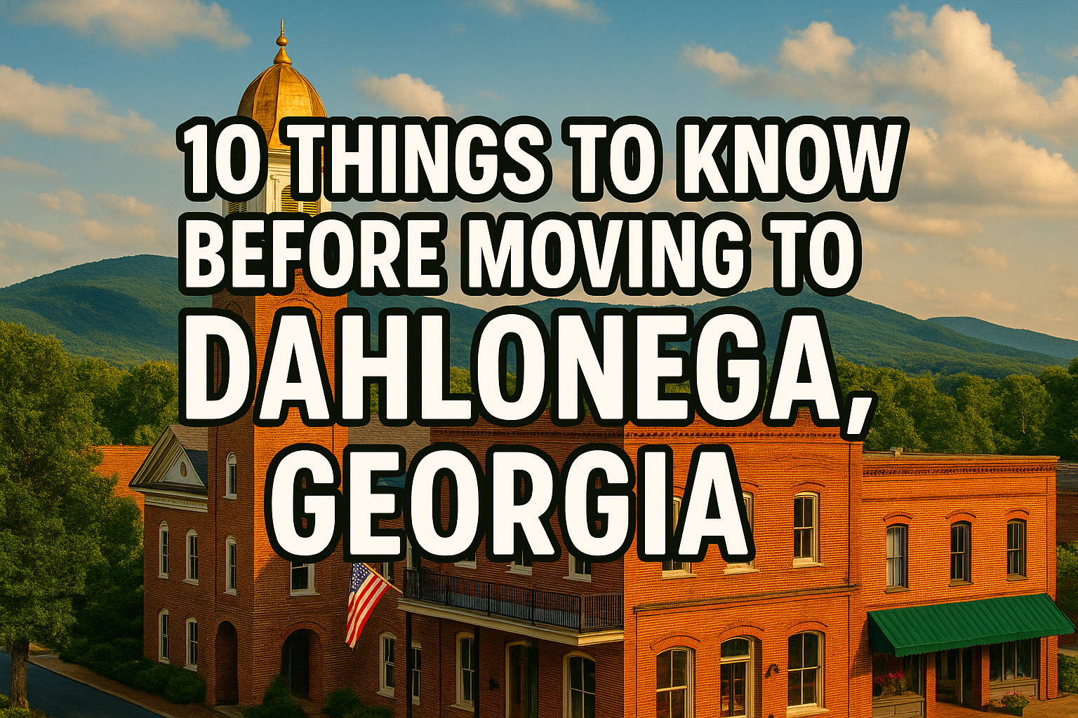 10 Things to Know Before Moving to Dahlonega, Georgia
