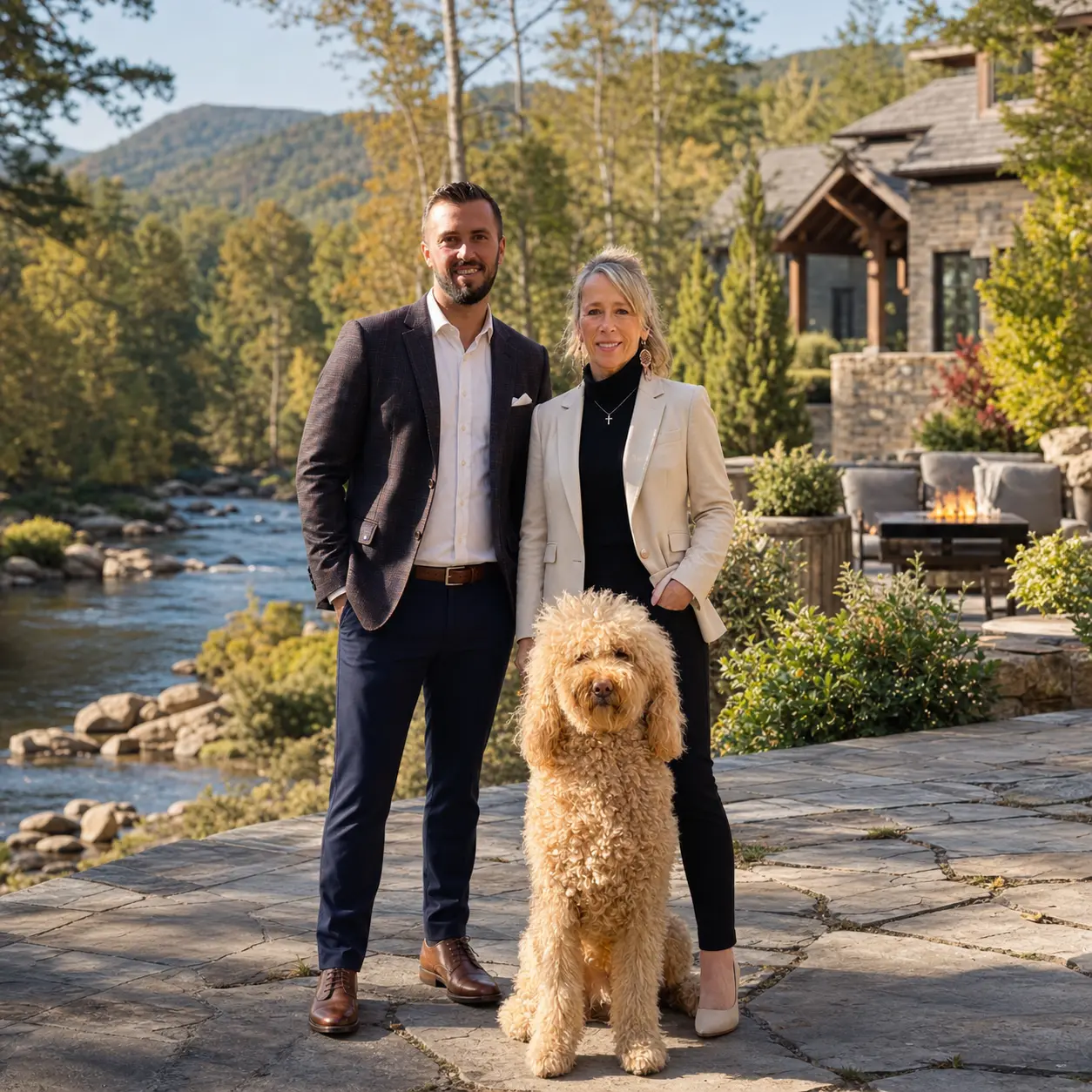 Nicole Van den Bergh and Bryan Bergstein, Gold Peach Realty — Dahlonega, GA's top real estate team