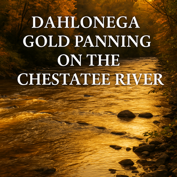 feature image of Dahlonega Gold Panning on the Chestatee River | Gold Peach Realty