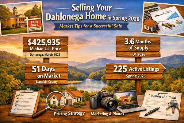 feature image of Dahlonega GA Home Seller Checklist: Spring 2026 Guide