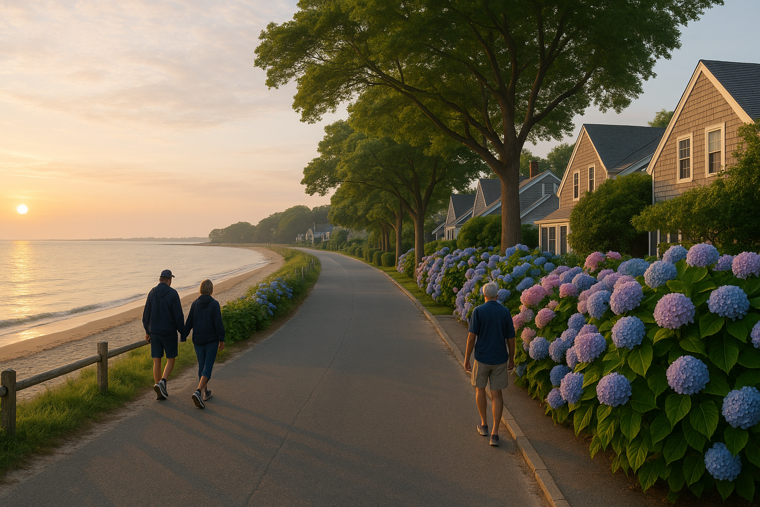 Hyannis Port shoreline walk