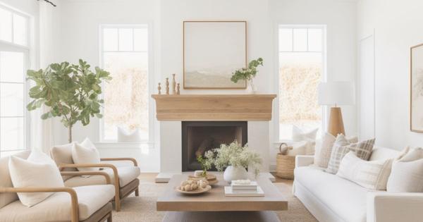 Beautifully staged Silicon Valley living room with natural light, styled by April Tavares Realtor®, promoting expert selling strategies and real estate guidance.