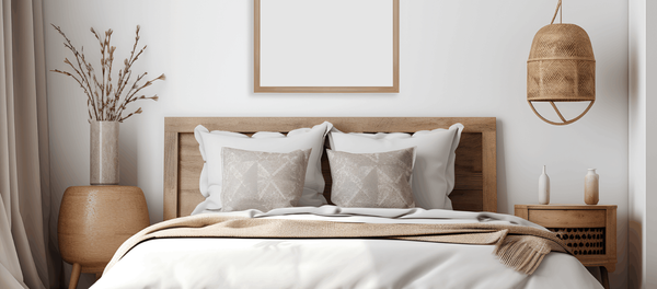 Staged bedroom in a Silicon Valley home with clean modern design — example of prep and staging to attract buyers