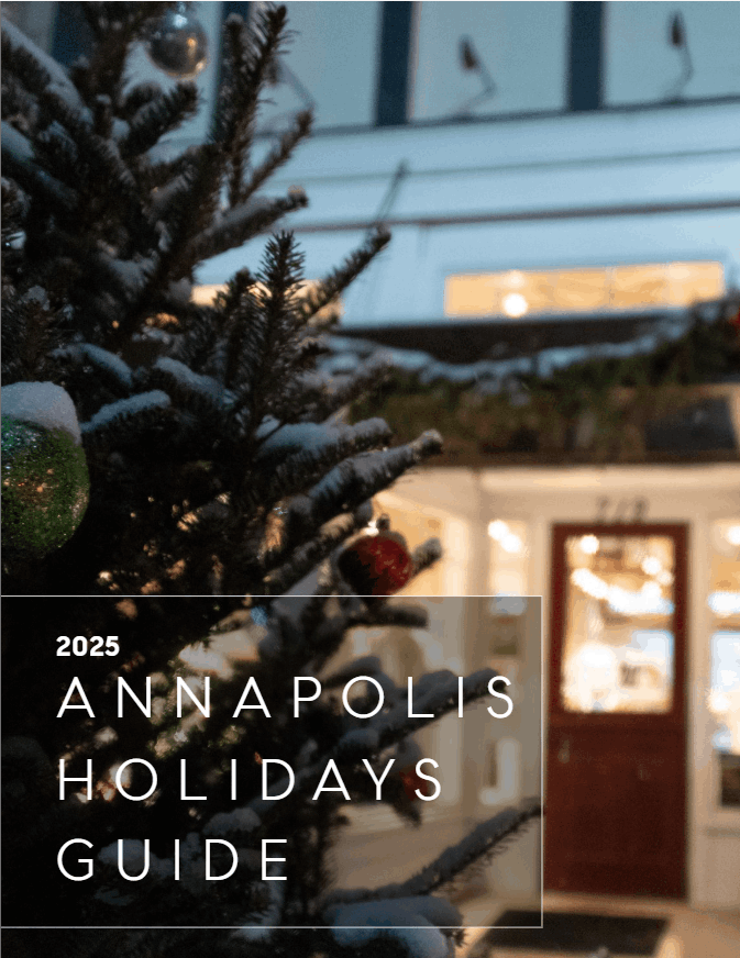 Cover of the 2025 Annapolis Holidays Guide by The Jen Holden Group