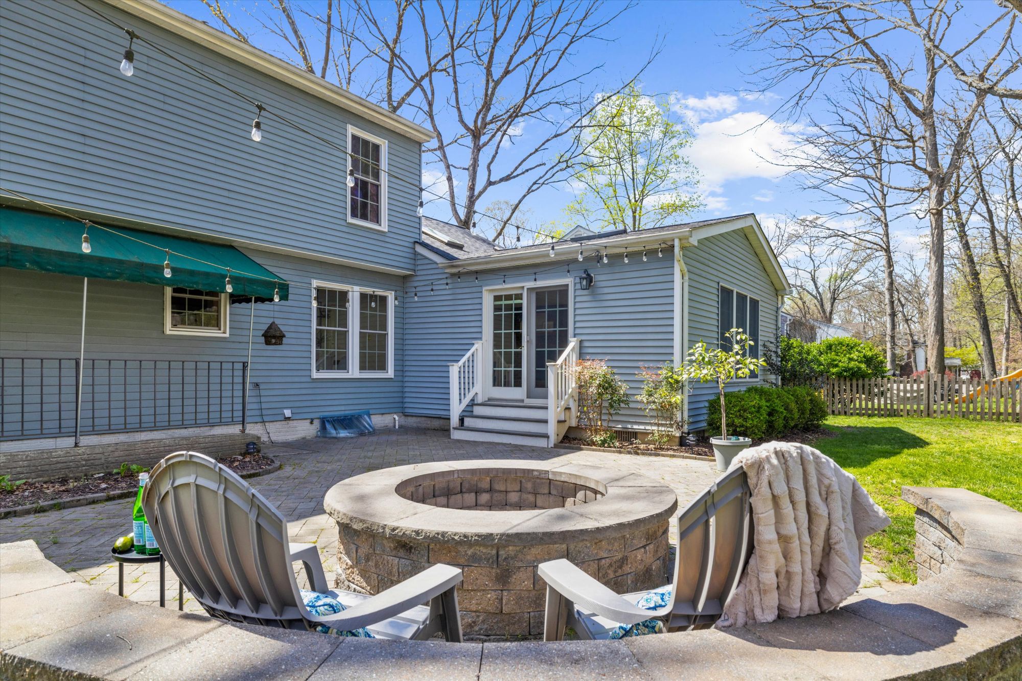 Backyard and outdoor entertaining space at 788 Oak Stump Dr in Millersville, Maryland