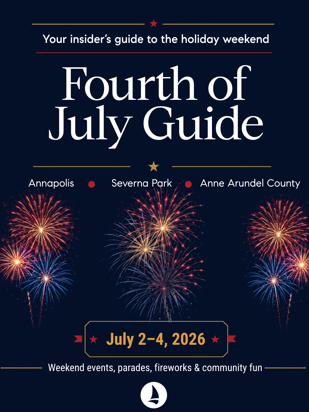 Fourth of July Guide for Annapolis, Severna Park and Anne Arundel County, July 2-4, 2026