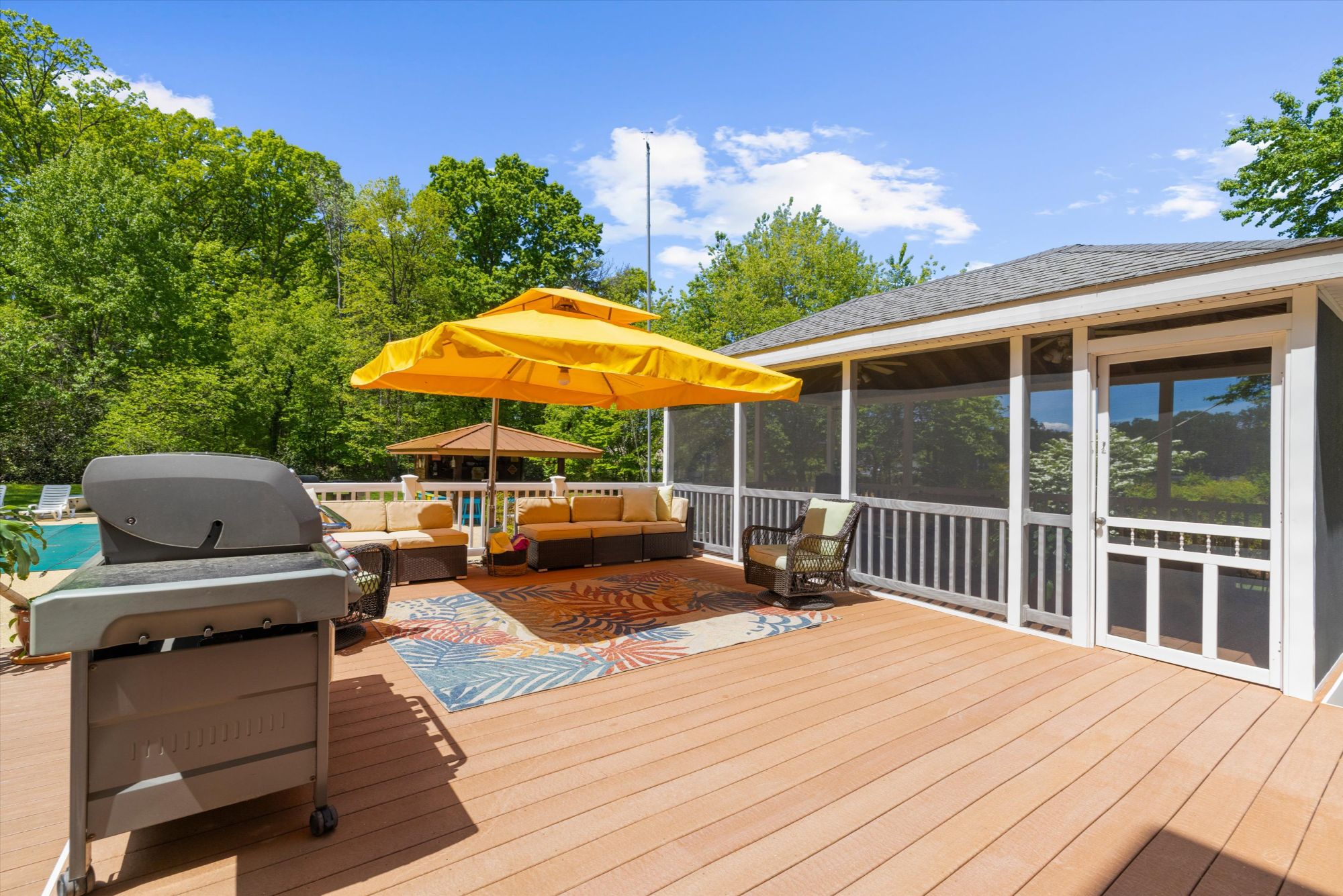 Deck or screened porch at 470 Jumpers Hole Road