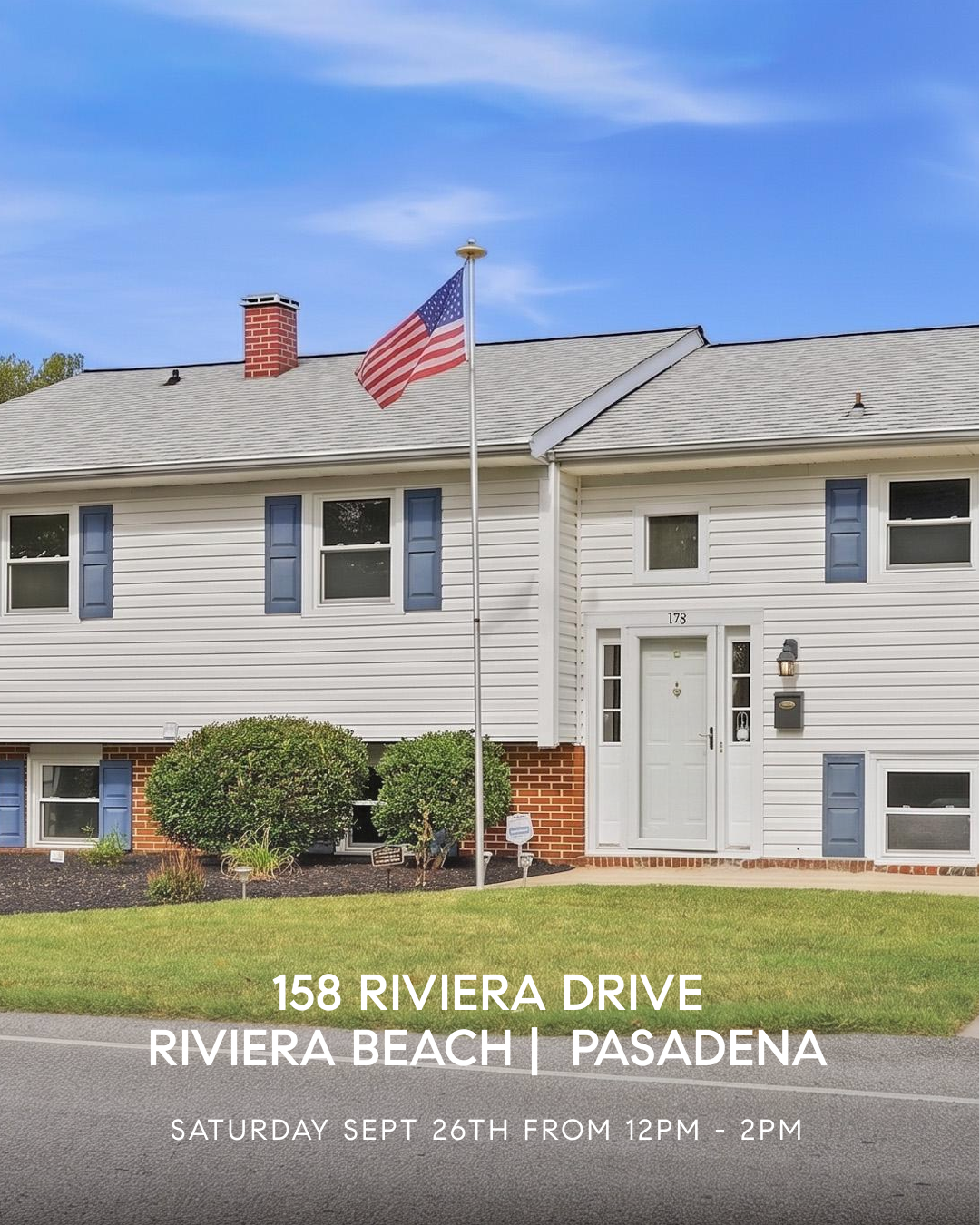 Exterior of 158 Riviera Drive Pasadena