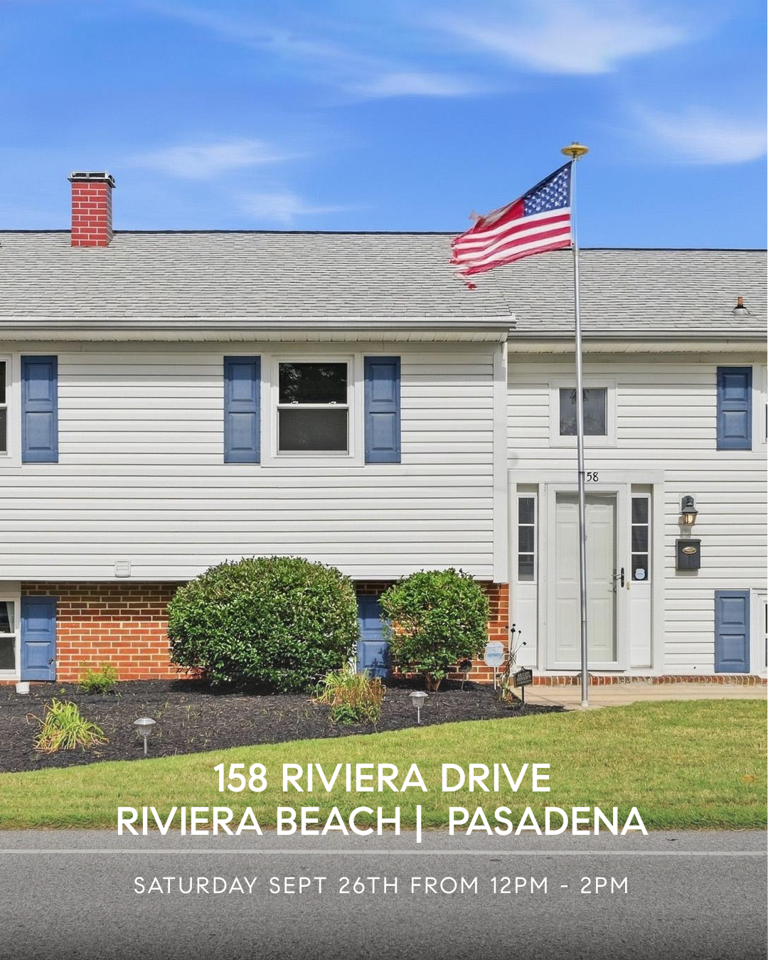 Exterior of 158 Riviera Drive Pasadena