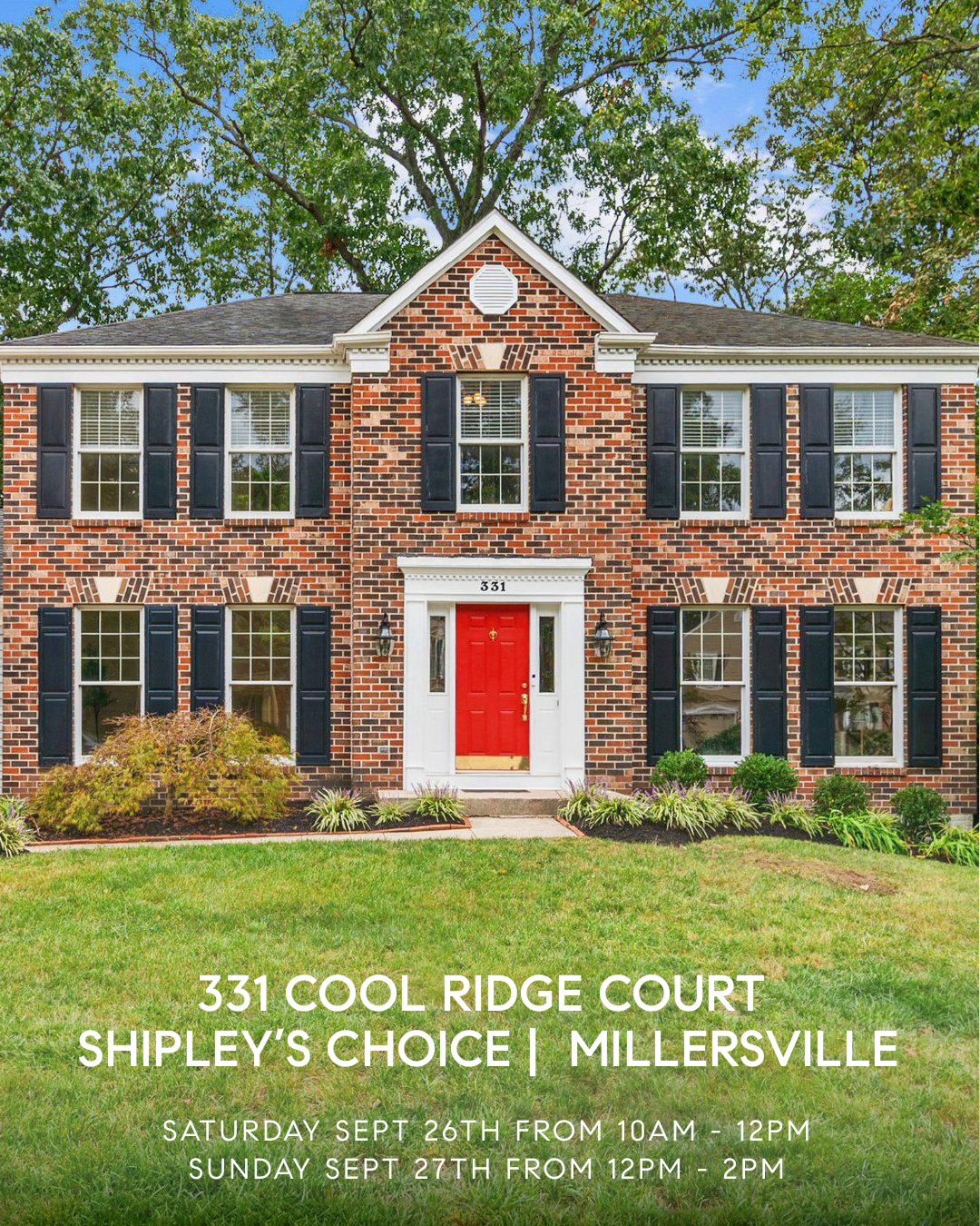 Exterior of 331 Cool Ridge Court in Millersville