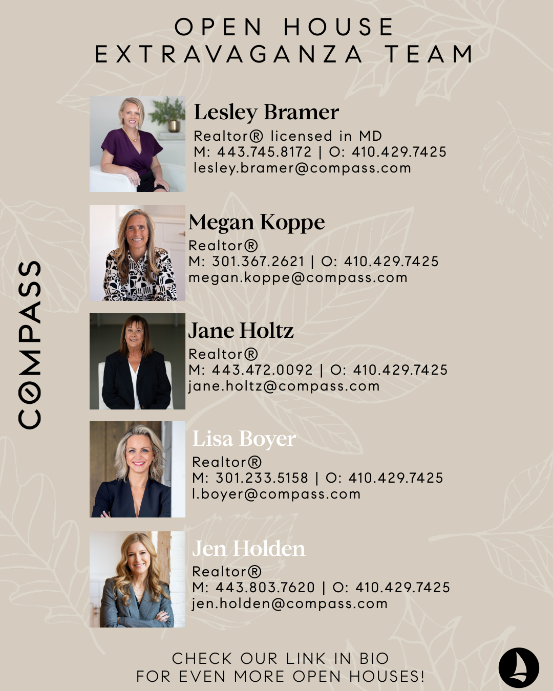 our open house team of agents