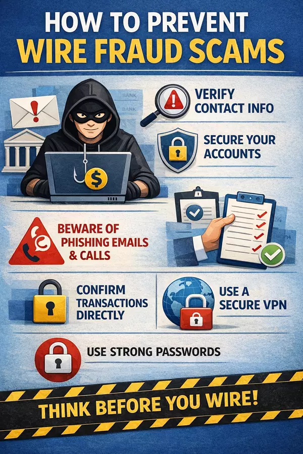 6 Ways to Guard Against Wire Fraud Scams When Buying or Selling a Home