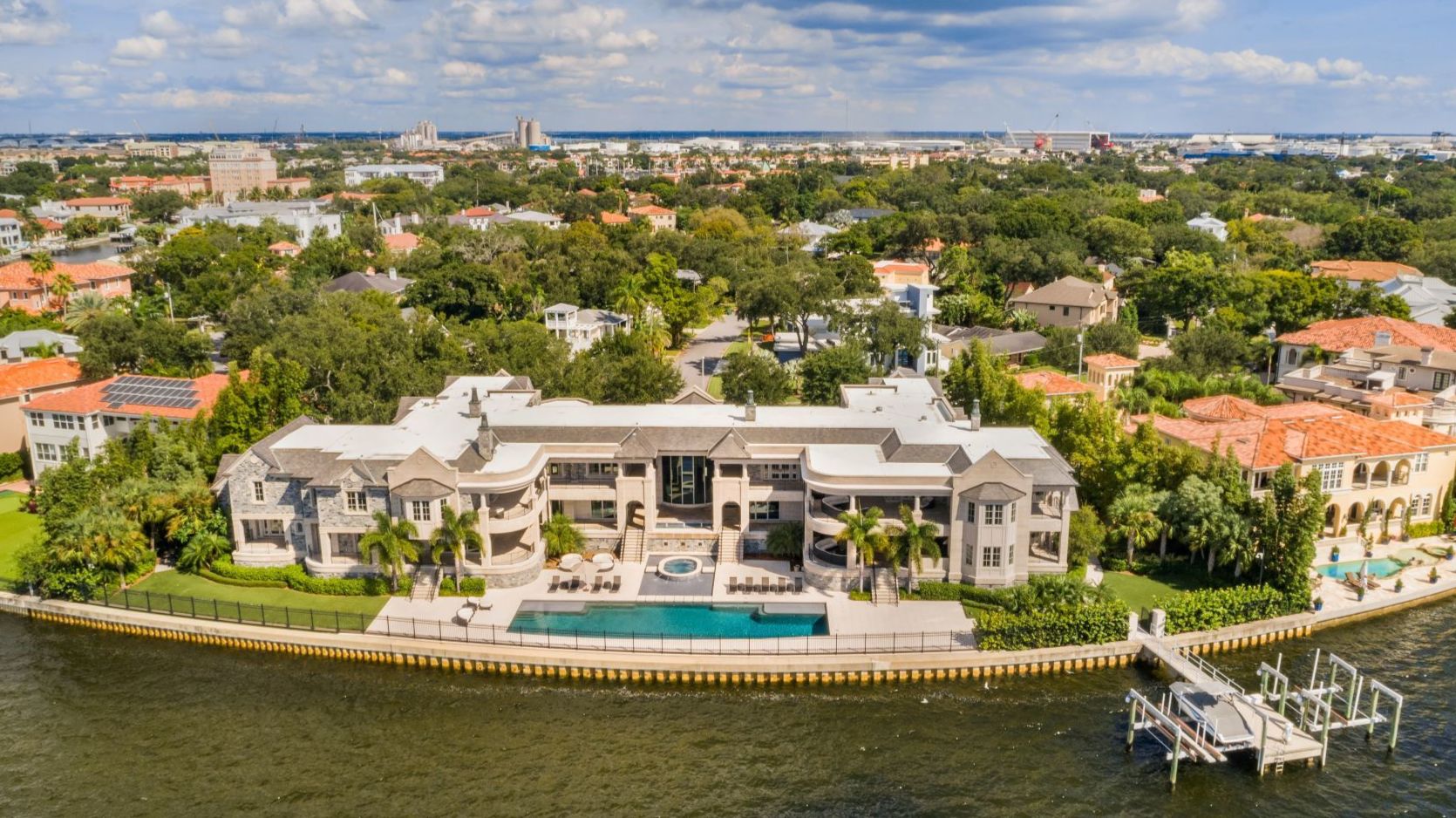 saint petersburg florida aerial view