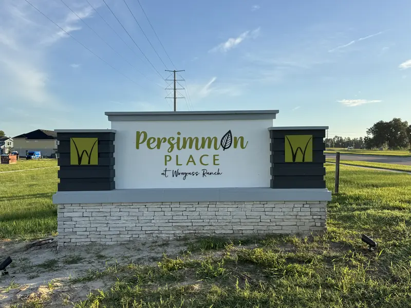 Persimmon Park Sign Wesley Chapel Fl