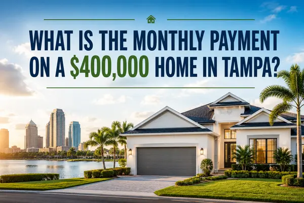 What Is the Monthly Payment on a $400,000 Home in Tampa?