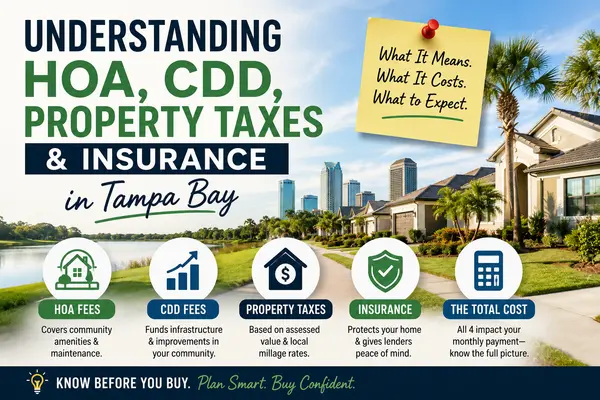 Understanding HOA, CDD, Property Taxes & Insurance in Tampa