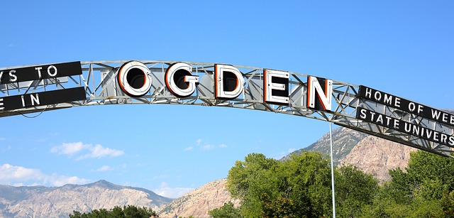 Ogden Utah entrance sign