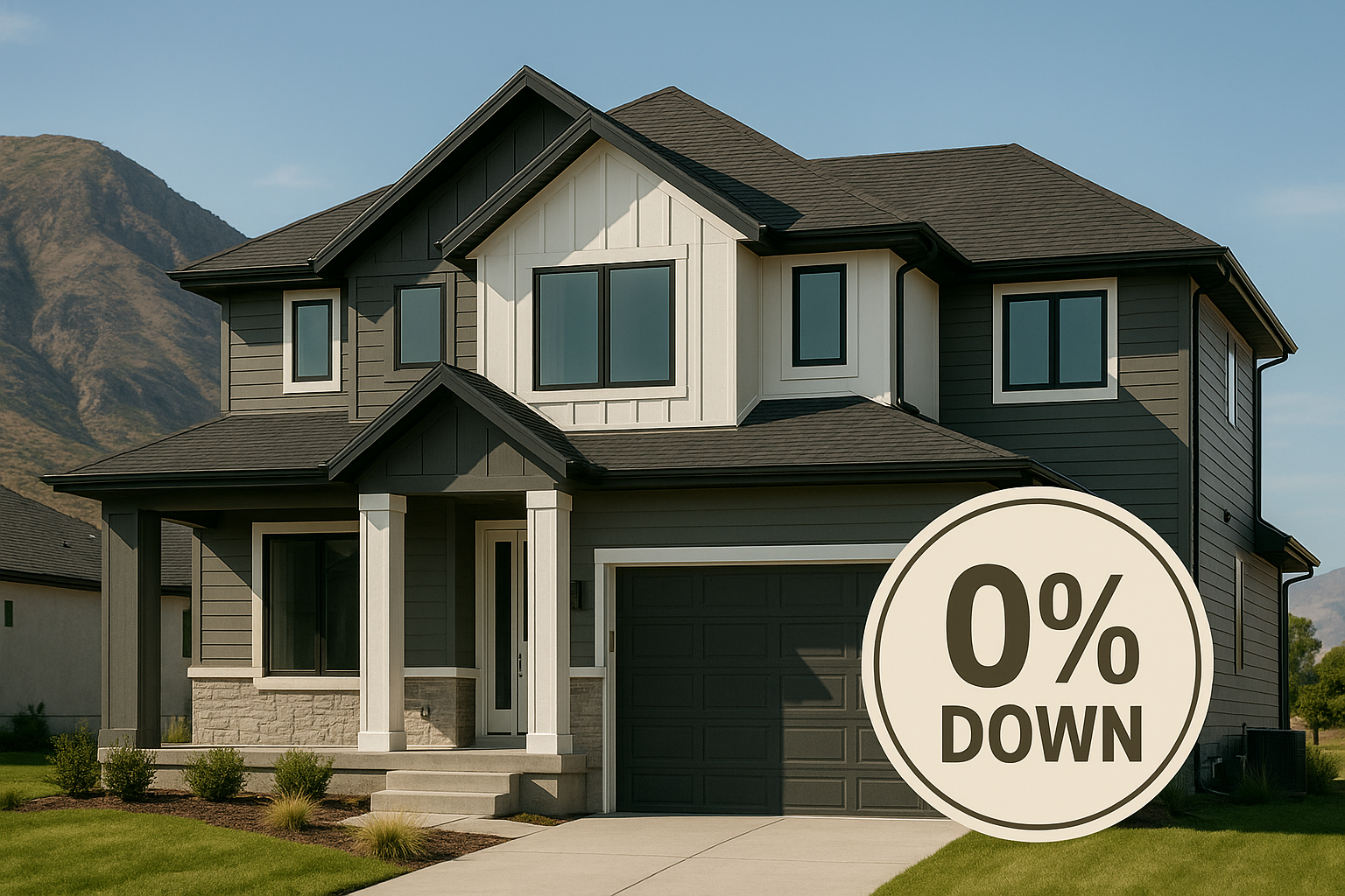 Low down payment options for Utah housing