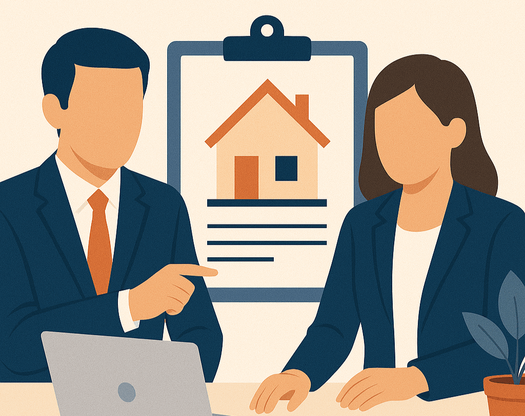 Real estate agent and real estate broker