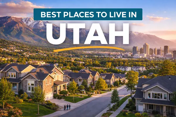 feature image of Best Places to Live in Utah (By Budget, Lifestyle &amp; Commute) [2026 Guide]