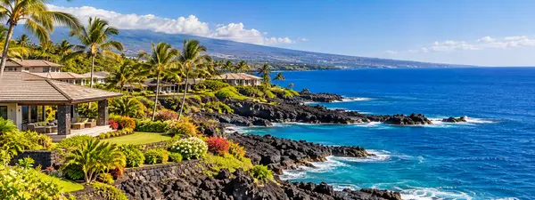 Tropical Villa on Volcanic Shores