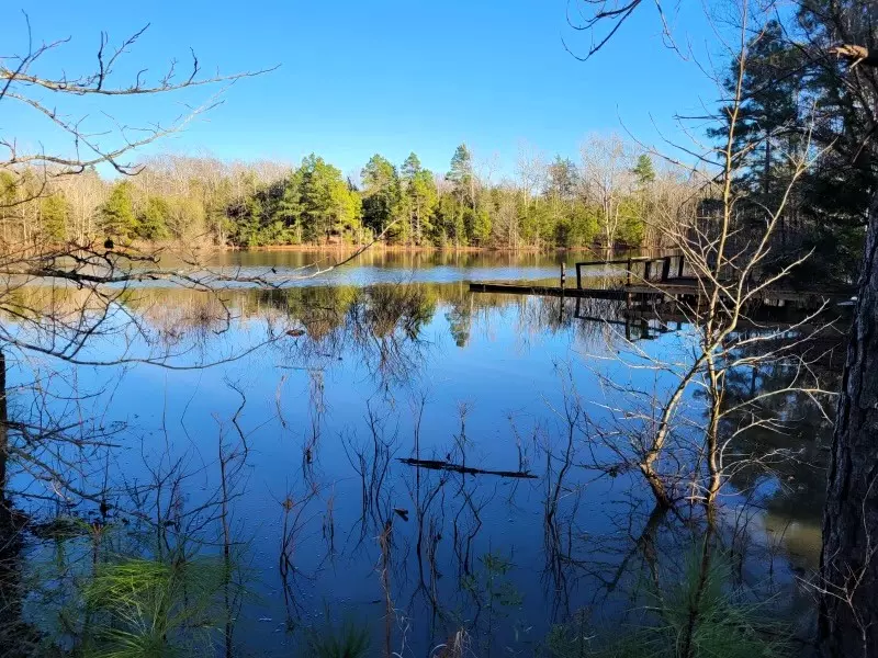 Stocked Fishing Lake on Lindale TX Hunting Land for Sale in Smith County