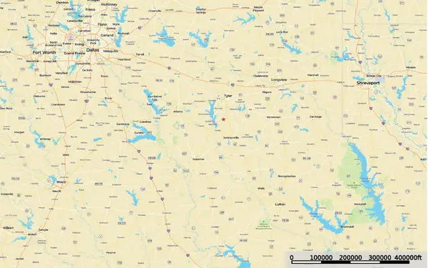 Location Regional Map Ranch Bullard TX 47 ac