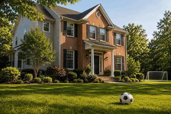 ChatGPT house with soccer ball and goal Image3