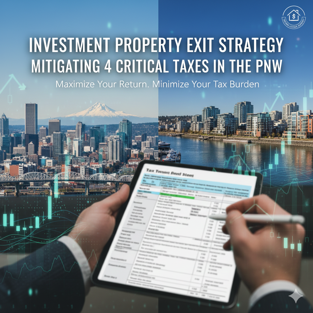 Investment Property Exit Strategy: Mitigating 4 Critical Taxes in the PNW