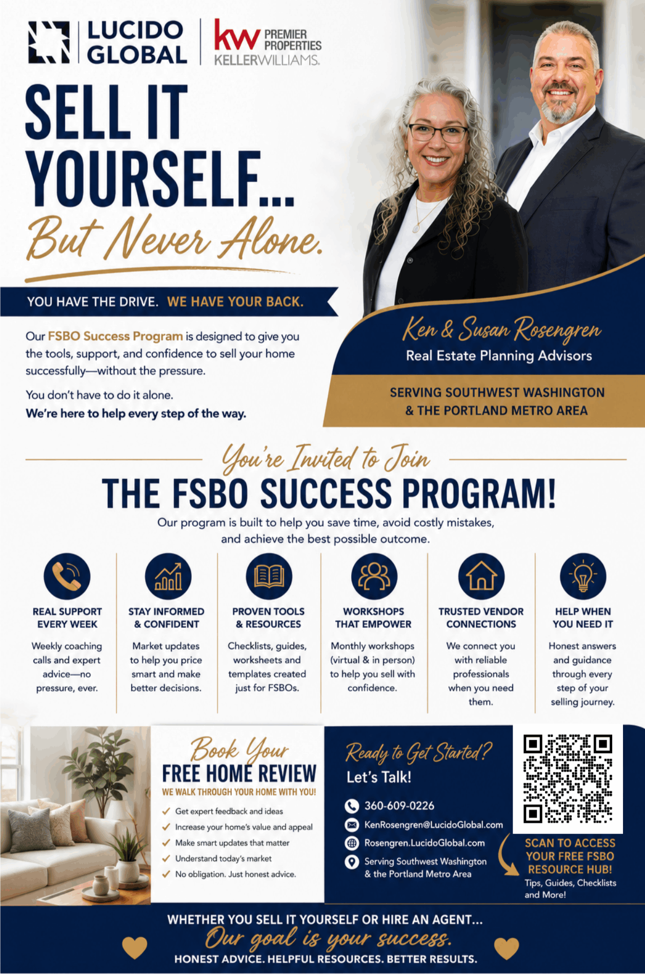 Sell It Yourself… But Never Alone—A Free FSBO Success Program for Homeowners in Metro Portland & SW Washington