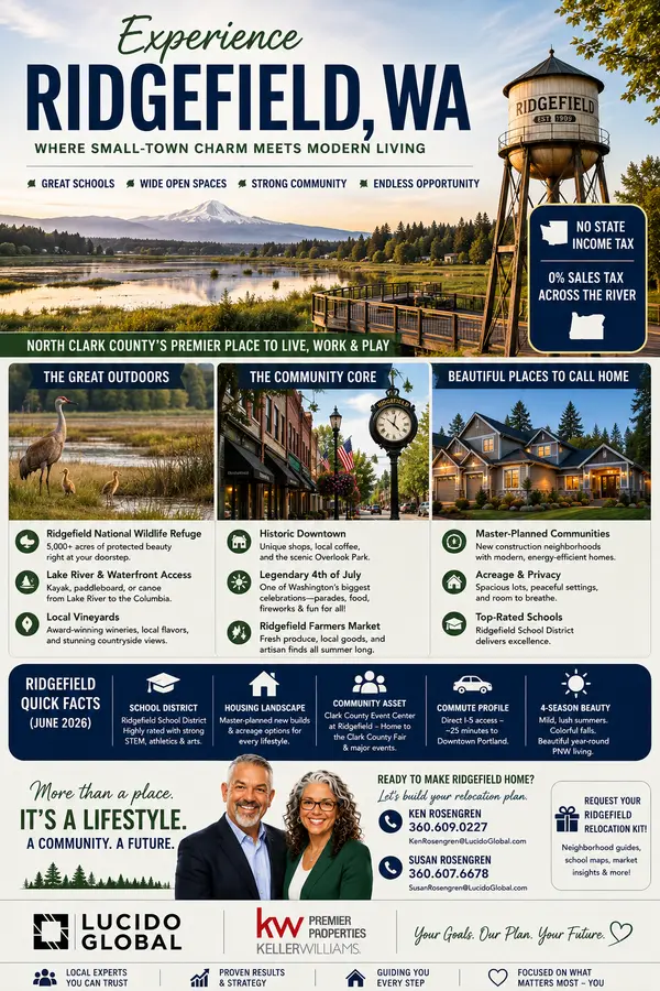 How Do You Experience Ridgefield, WA? The Ultimate 2026 Relocation Roadmap