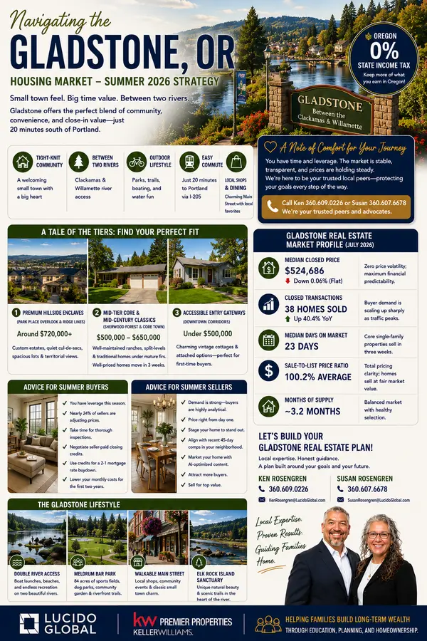 Navigating the Gladstone, OR Housing Market—The Summer 2026 Strategy