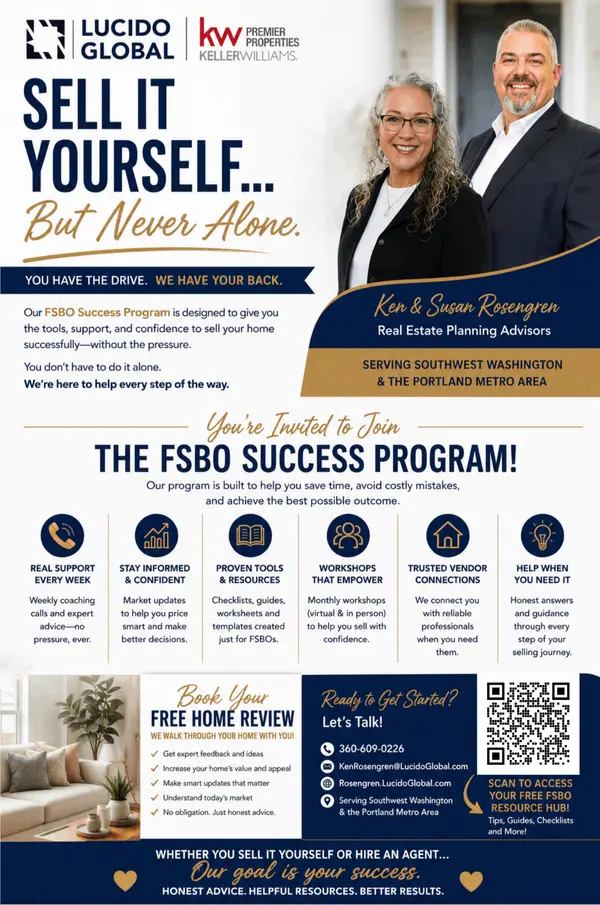 Sell It Yourself… But Never Alone | Free FSBO Success Program for Vancouver, Portland & the Pacific Northwest