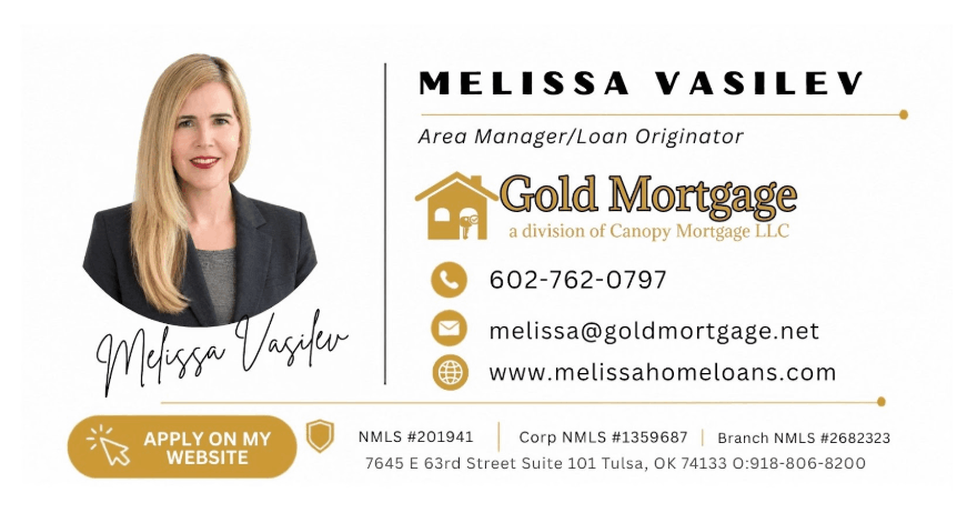 Melissa Vasilev Senior Loan Officer