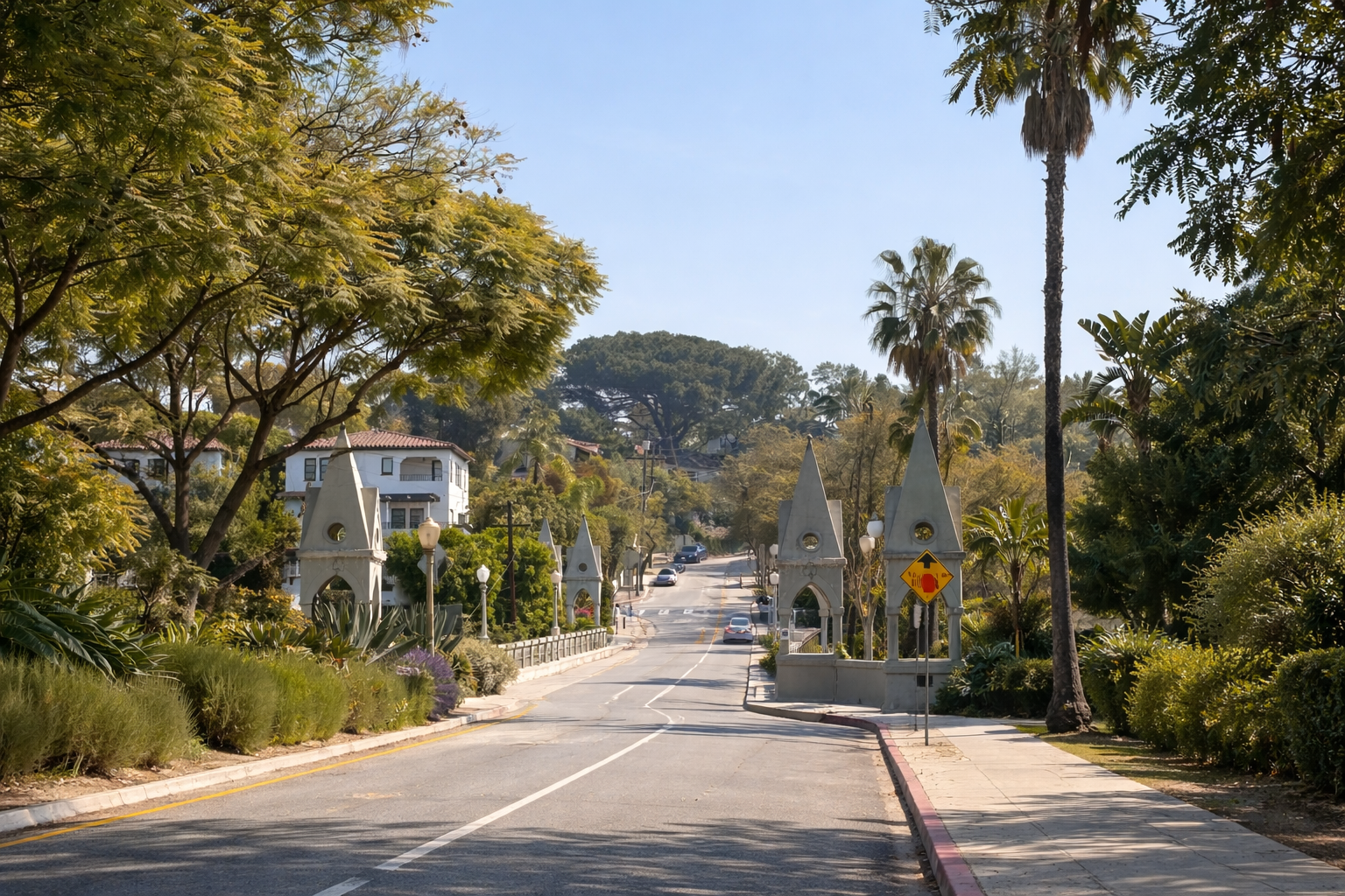 Shakespeare Bridge Franklin Hills Los Feliz