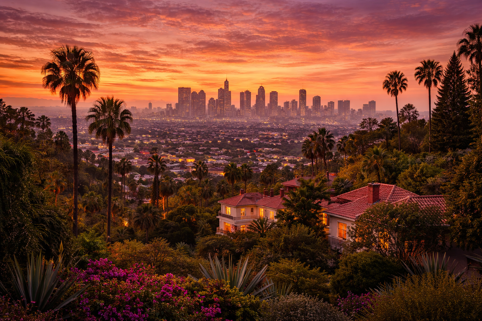 Views from Los Feliz Hills