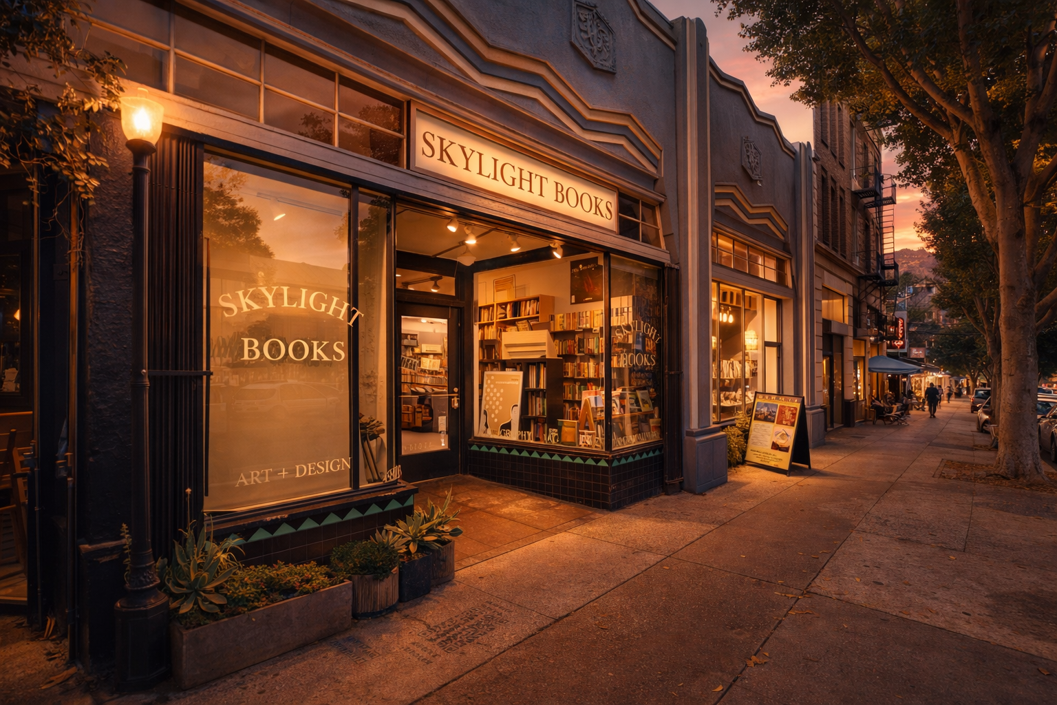 Skylight Books on Vermont Avenue in Los Feliz Village near homes, restaurants, and neighborhood shops