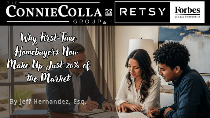 Young couple reviewing home purchase documents with a attorney realtor.