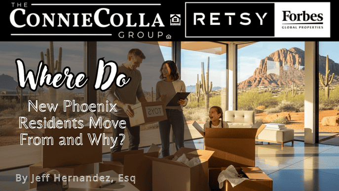 Family unpacking in Phoenix home with desert views as new residents settle in Arizona.